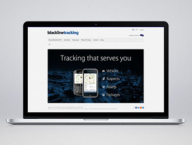 Blackline Tracking – UX/UI Website Design